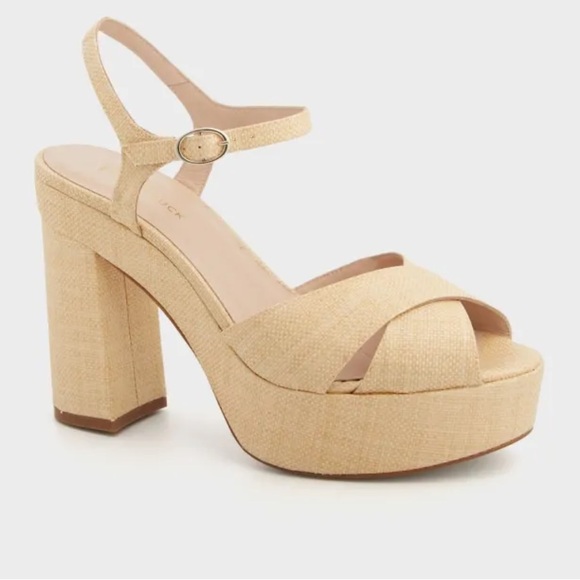 Tuckernuck Raffia Pippa Platform Sandals - Picture 3 of 12